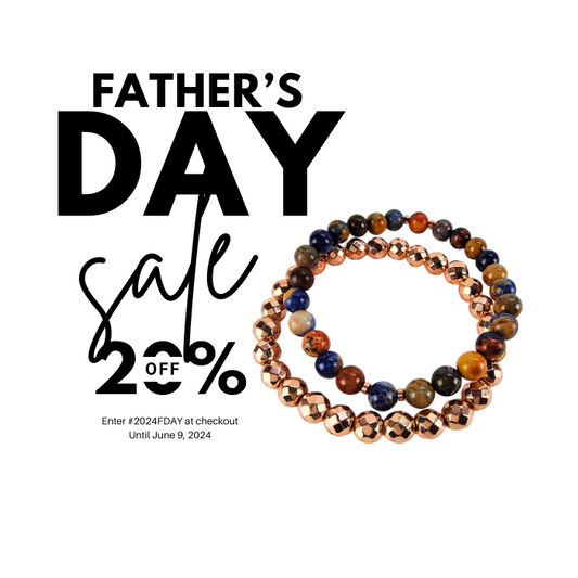 Celebrate Father's Day with a 20% Discount on Stylish Bracelets