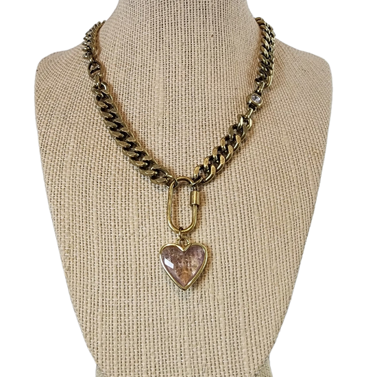 Bronze Heart Necklace